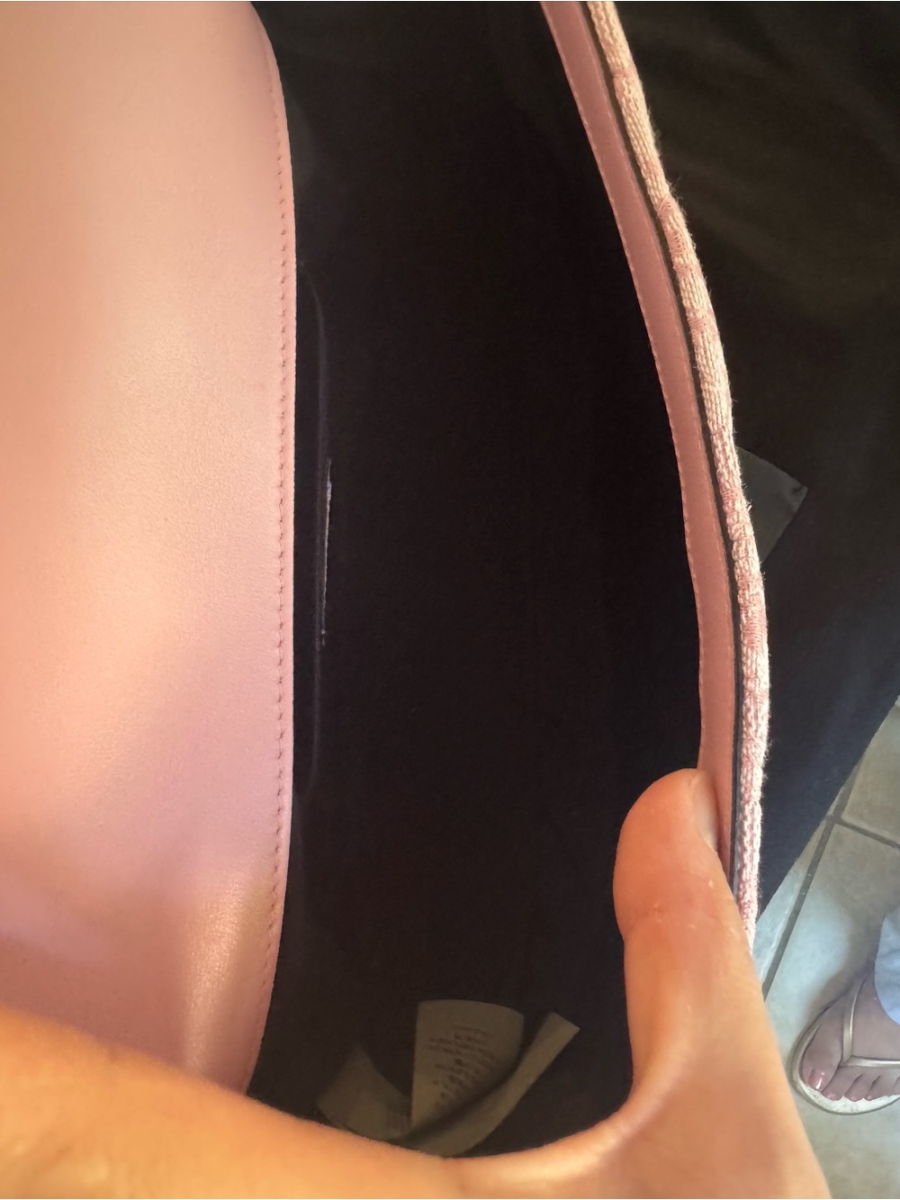 Versace Pink Quilted Jacquard Shoulder Bag - Picture 10 of 13